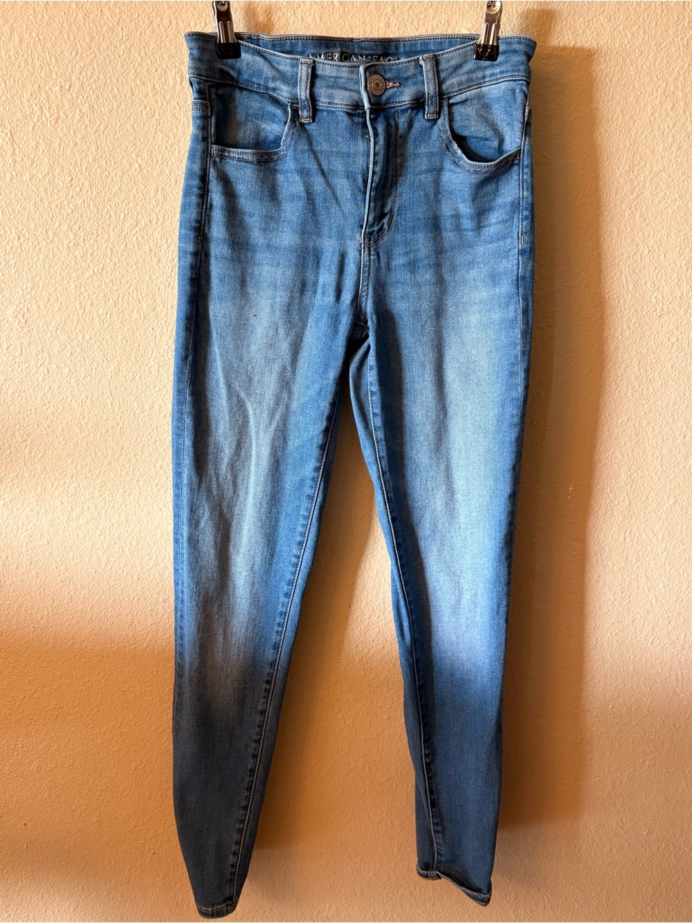 American Eagle Hi Rise Jegging Size 6 Next Level Stretch Skinny Jeans